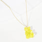 Multicolor Beaded Gummy Bear Necklace