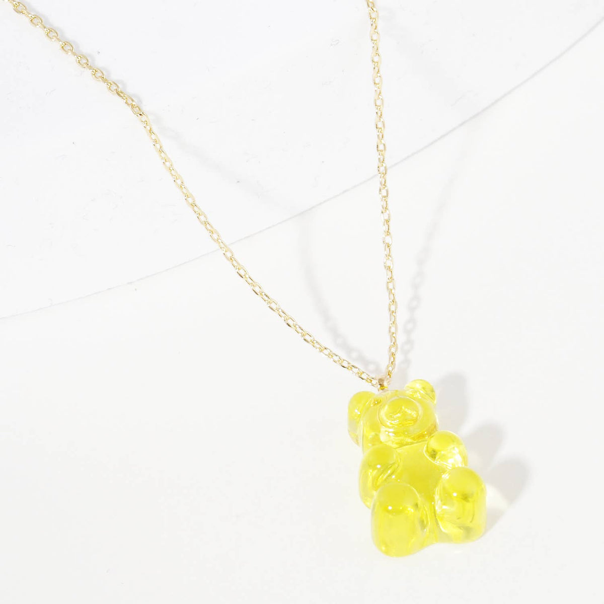 Multicolor Beaded Gummy Bear Necklace