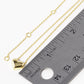 Minimalist Puffed Heart Pendant Necklace