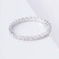 Gold Plated Eternity Band Ring