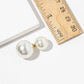 Jumbo Double-Sided Ball Stud Earrings – Statement Pearl