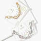 14K Gold Dipped Hypoallergenic Twisted & Polished Chain Ankl
