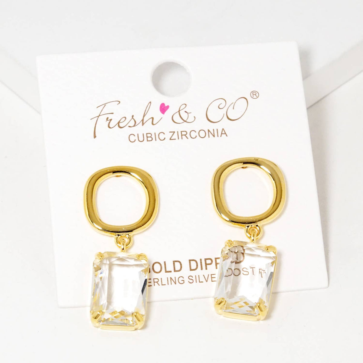 Elegant Crystal Drop Earrings