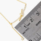 Gold Plated Knot Pendant Necklace