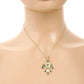 Gold Dipped Fleur De Lis Necklace
