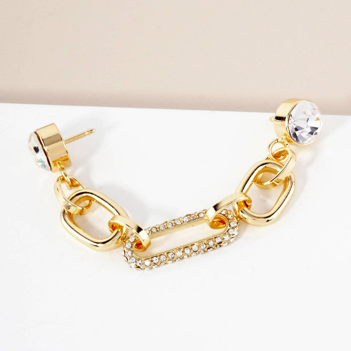 Lucky Charm Cap & Pin Pavé Chain Hat Accessory