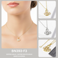 Elegant Crystal Swan Pendant Necklace