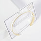 18K GOLD DIPPED ENAMEL COLOR GAME DAY CUFF BRACELET