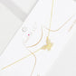 Gold Princess Butterfly Necklace