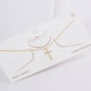 Gold Plated Cubic Filled Mini Cross Necklace
