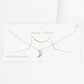 White Shelled Crescent Moon Necklace