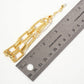 Textured U-Link Chain Bracelet
