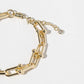 Effortless Magnetic Clasp U-Link Chain Bracelet