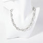 Rope-Texture Polished Brass Chain Necklace