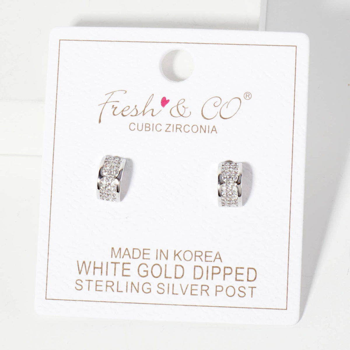 Minimalist 9mm Half-Circle18K-Gold-Dipped Stud Earrings