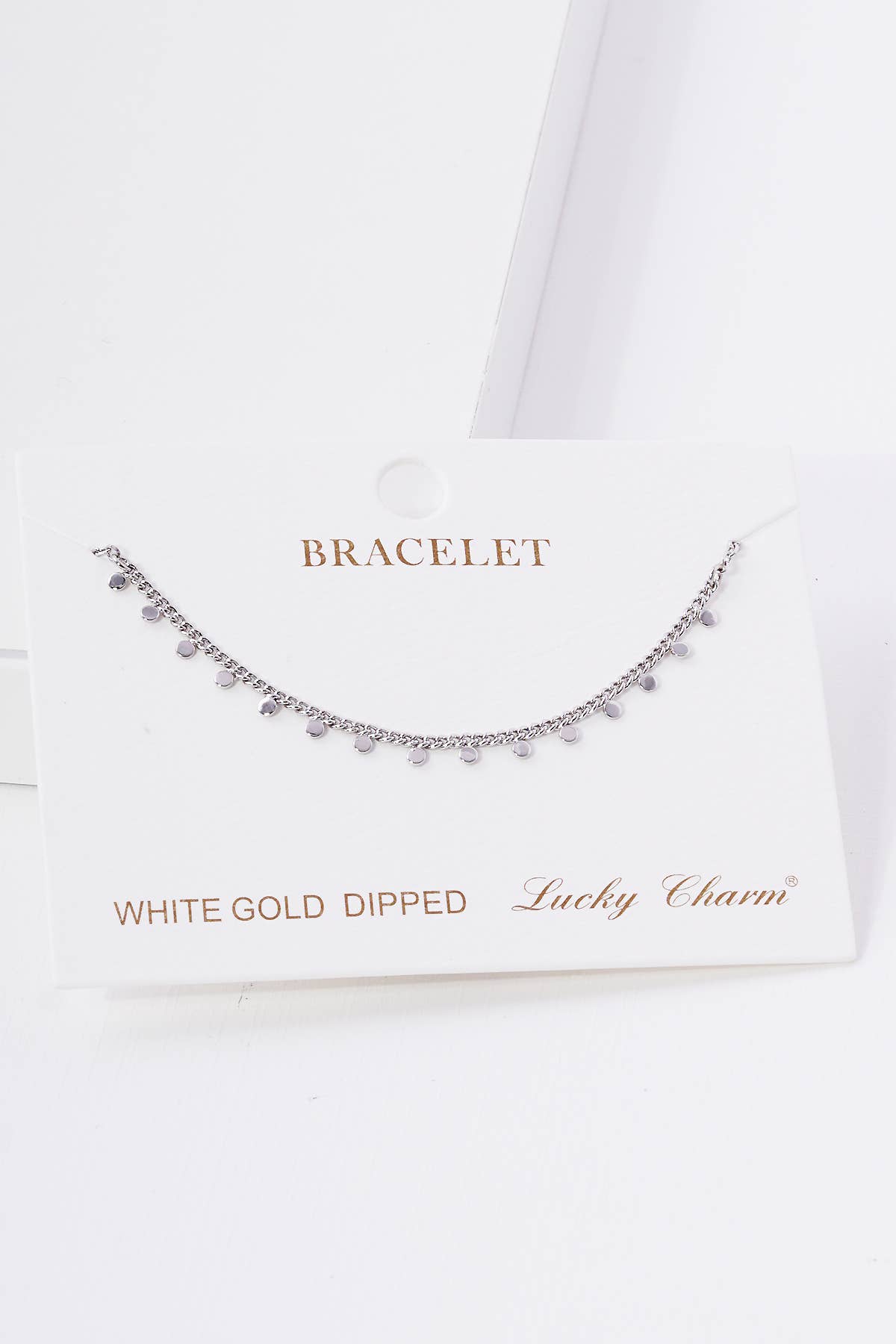 Minimalist Dainty Coin Charm Bracelet