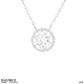 Classic Solitaire Bezel CZ Pendant Necklace