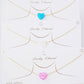 Gold Plated Opal Heart Necklace