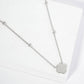 18K Gold Dipped Brass Quatrefoil Pendant Necklace