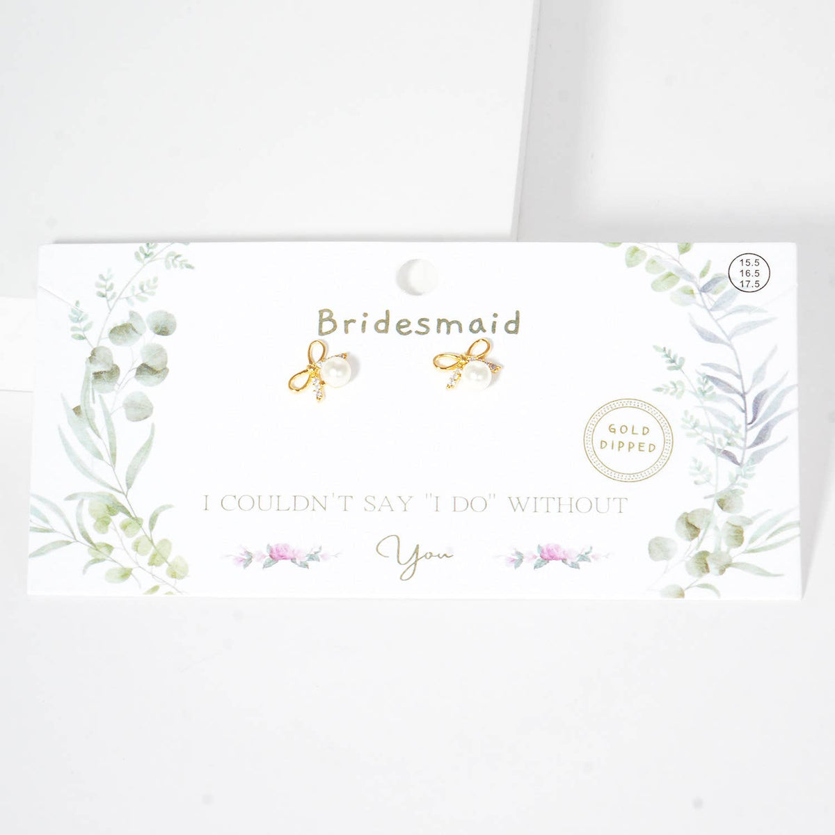 Dainty Pearl & Crystal Bow Earrings