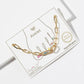 Pave Cubic Zirconia Interlocking Paperclip Link Anklet