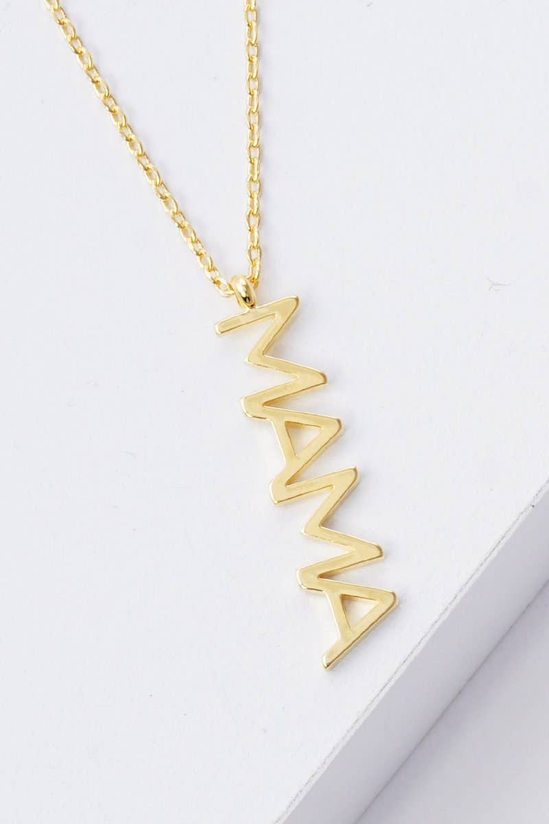 Gold Bold Mama Necklace