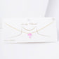 Gold Plated Opal Cross Necklace