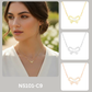 Cubic Zirconia Bow Pendant Necklace