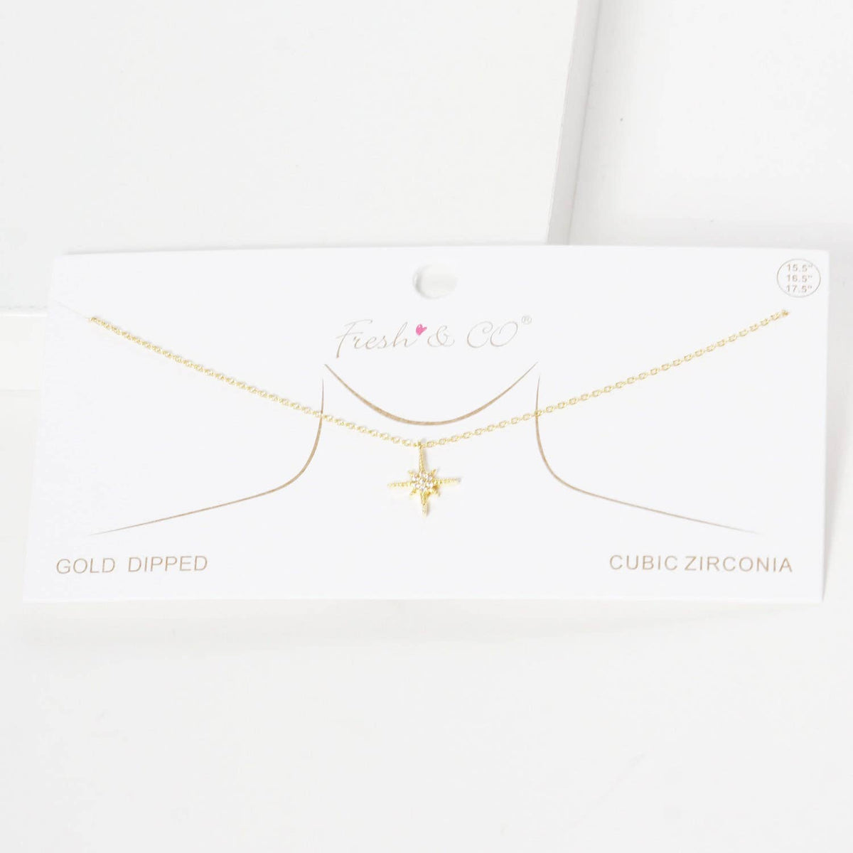 Gold Plated Starburst Necklace
