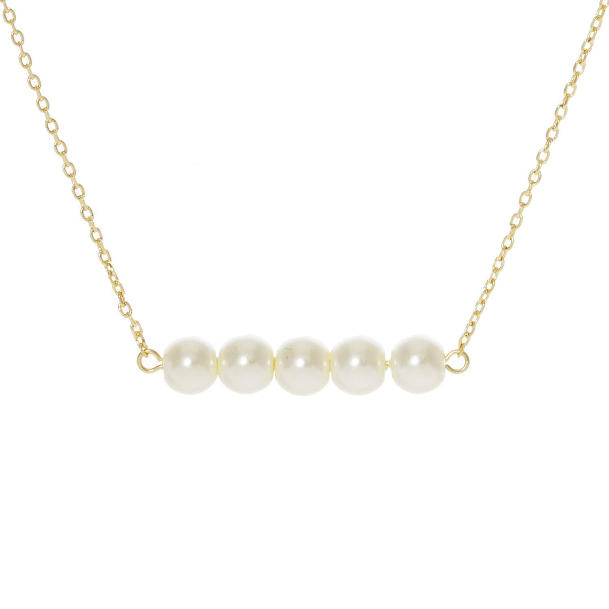 Bridesmaid Pearl Necklace