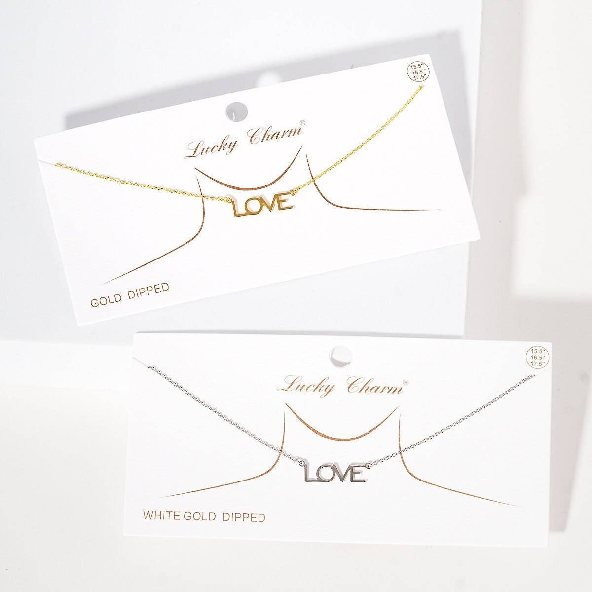 Gold Bold Love Necklace