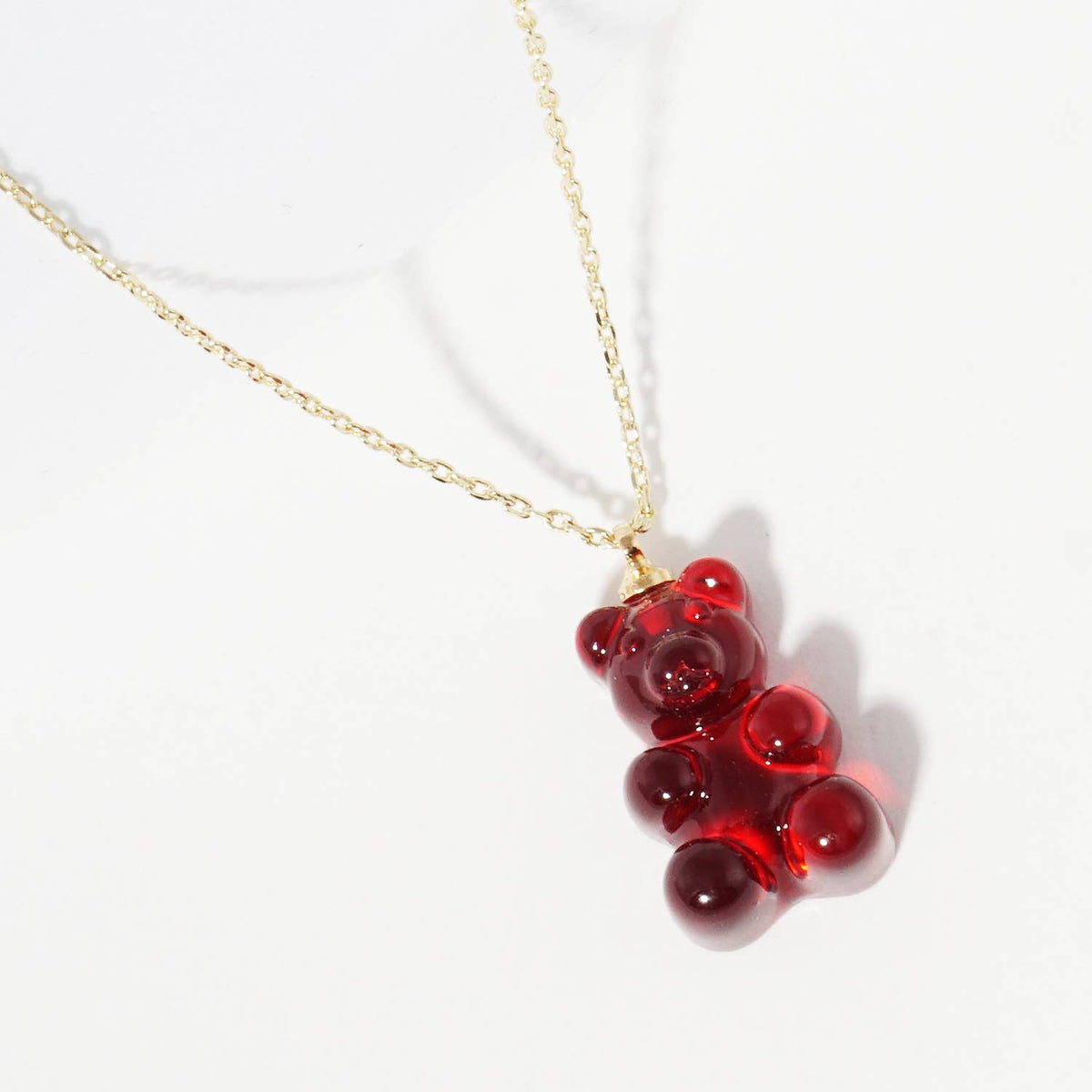 Multicolor Beaded Gummy Bear Necklace