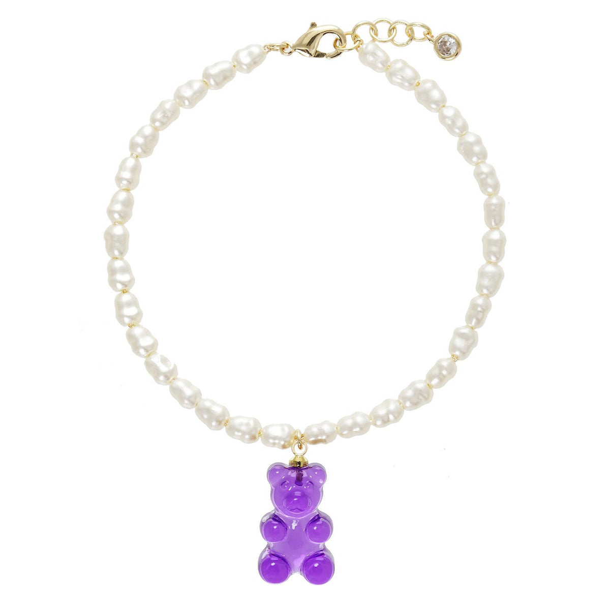 Multicolor Beaded Gummy Bear Bracelet