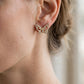 Crystal Butterfly Stud Earrings – Pavé Filigree Butterfly