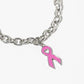 Pink Ribbon Breast Cancer Awareness Chain Bracelet