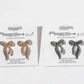 Crystal Bow Stud Earrings – Pavé Ribbon Bow, Gold & Silver