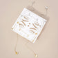 Satellite-Style Pave-Set Cubic-Zirconia Butterfly Face-Chain