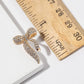 Crystal Bow Stud Earrings – Pavé Ribbon Bow, Gold & Silver