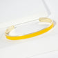 18K GOLD DIPPED ENAMEL COLOR GAME DAY CUFF BRACELET