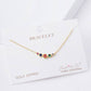 Graduated Bezel-Set Cubic Zirconia Chain Bracelet
