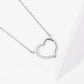 Bridesmaid Pavé Heart Necklace