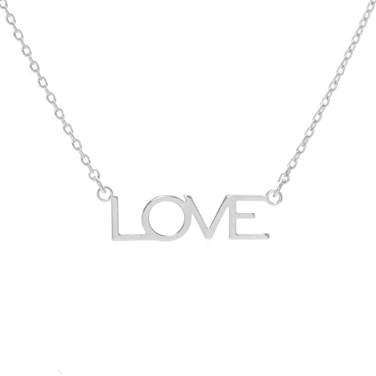 Gold Bold Love Necklace
