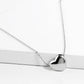 Minimalist Puffy Heart Pendant Necklace