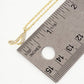 Musical-Note Pendant 18K-Gold-Dipped Necklace