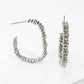 Textured Hoop Earrings