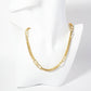 18K-Gold-Dipped Polished Brass 5mm Wheat-Chain Necklace