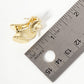 Polished Metal Organic-Shape Doorknocker Earrings