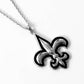 Gold Plated Fleur De Lis Necklace