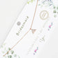 Dainty Pave Triangle Bridesmaid Necklace