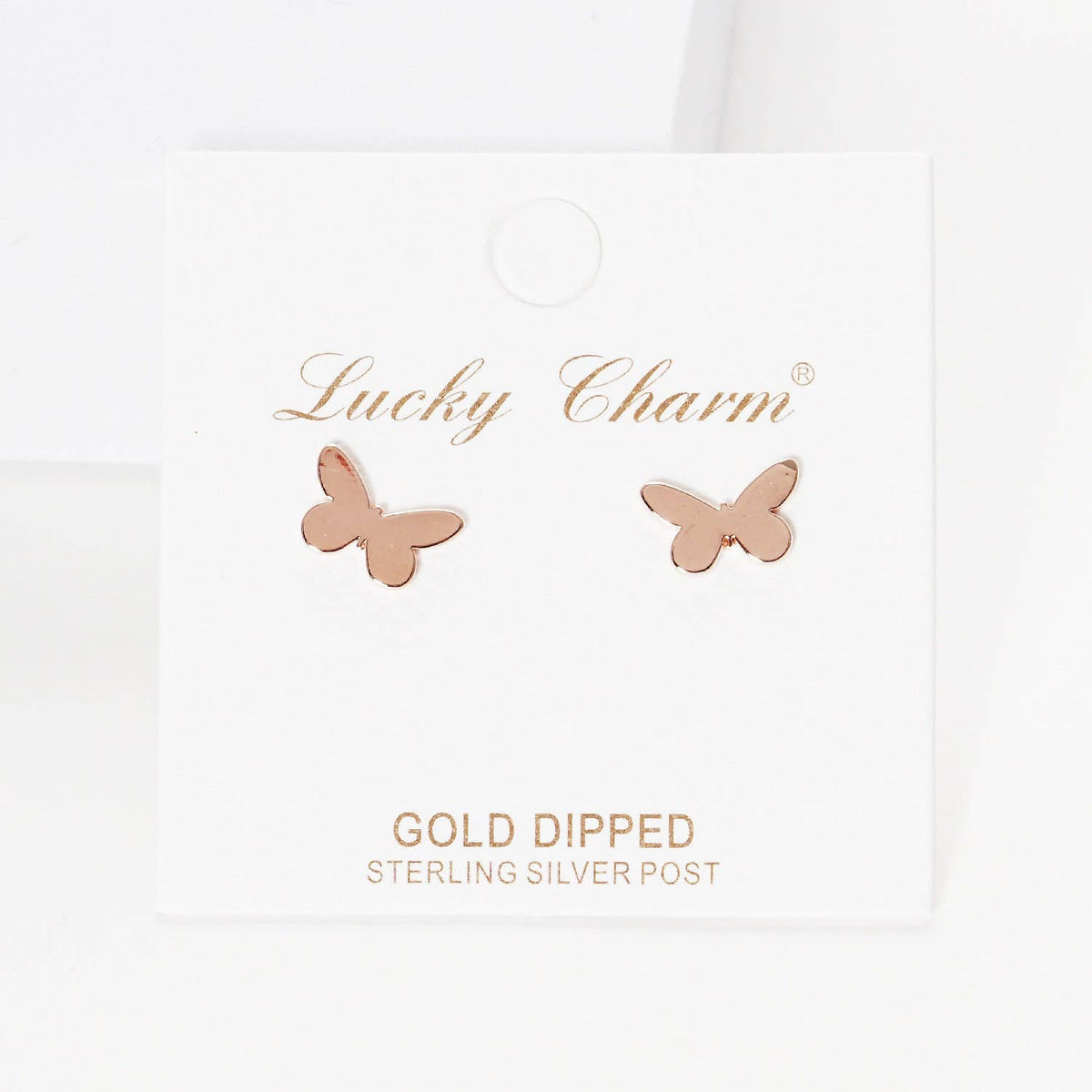 Dainty Butterfly Stud Earrings